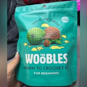 Crochet Kit for Beginners - Green and Brown